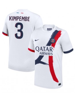 Paris Saint-Germain Presnel Kimpembe #3 Gostujuci Dres 2024-25 Kratak Rukavima